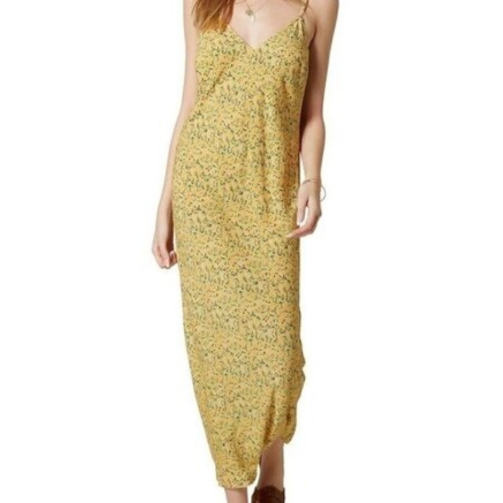 O'Neill Yellow Floral Maxi Dress